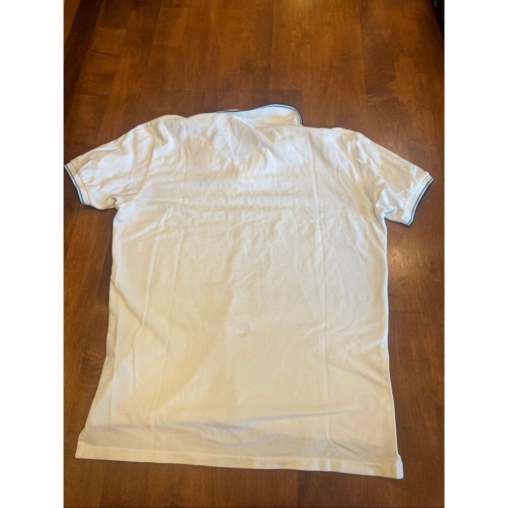 Polo by Ralph Lauren Men’s White Crest Logo Polo Shirt Size L Short Sleeve Cotto - Picture 6 of 6